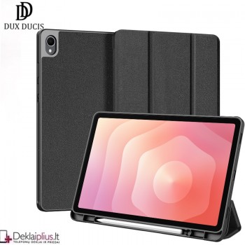 Dux Ducis domo dirbtinos odos atverčiamas dėklas - pilkas (Samsung Galaxy Tab S11) Dux Ducis domo dirbtinos odos atverčiamas dėklas - pilkas (Samsung Galaxy Tab S11)